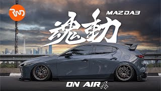 Mazda3 on air | Bagged & dropped to the ground