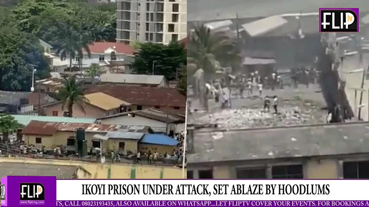 IKOYI PRISON UNDER ATTACK, SET ABLAZE BY HOODLUMS
