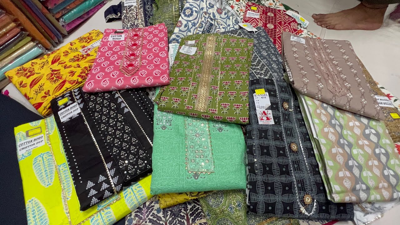 chickpet bangalore wholesale dress materials shop shree ganesh cotton