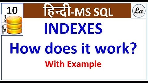 Sql Indexes in Hindi | Indexes in sql server | best practice sql index
