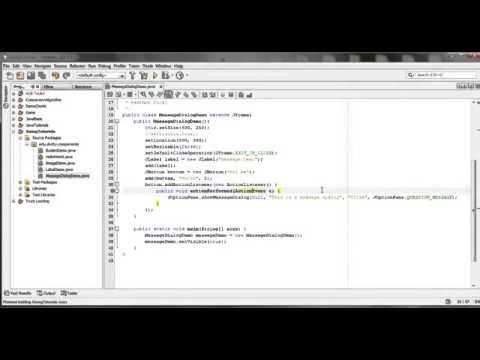 Bài 7 Java Swing+ Message Dialog