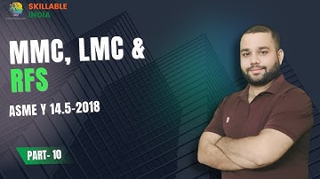 Tutorial - 10 GD&T || MMC,LMC &RFS ||