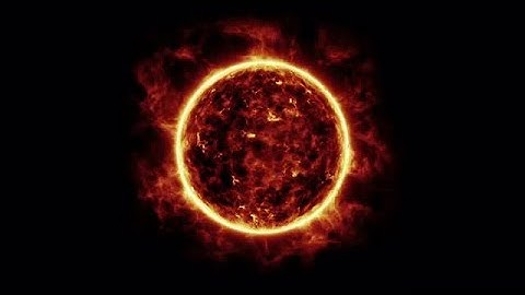 Sun Surface With Solar Flares Stock Motion Graphics