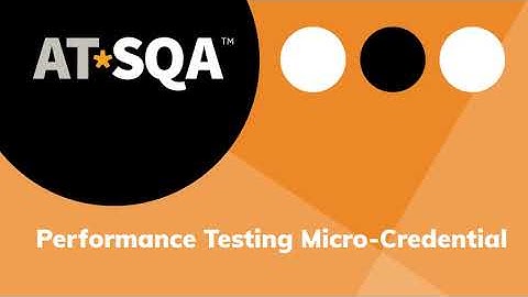 Performance Testing Micro-Credential