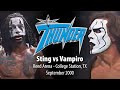 WCW Thunder - Sting vs. Vampiro - Reed Arena September 2000