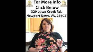 NEW LISTING: 329 Lucas Creek Rd  Newport News, VA 23602
