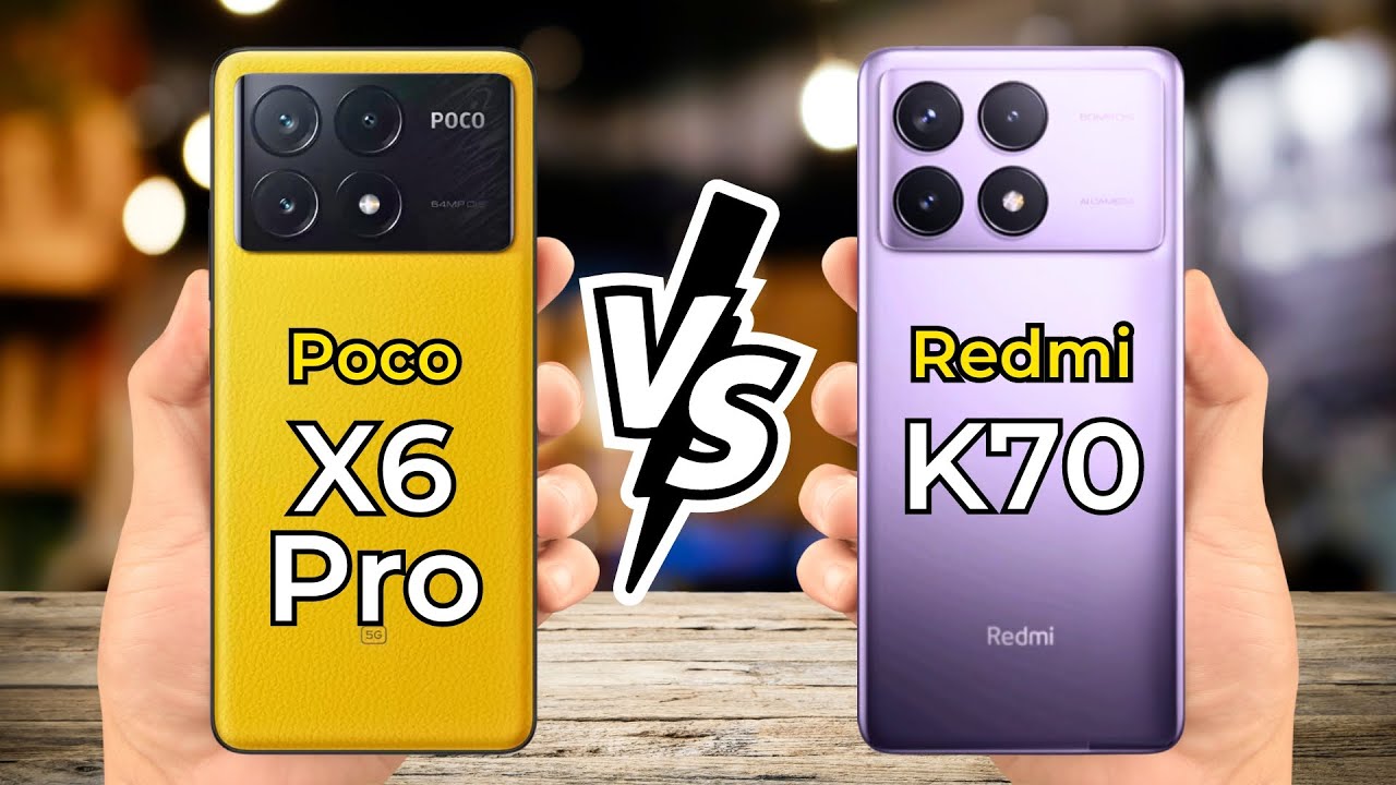 Poco X6 Pro vs Redmi K70 🔥 Full Specs Comparison