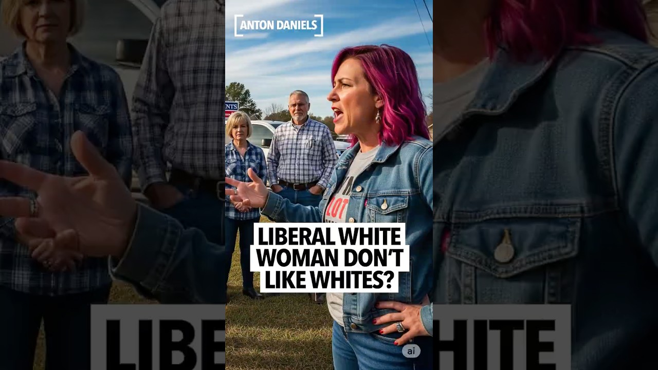 Liberal white woman says she hates being around other white people... hates her color, loves blacks?