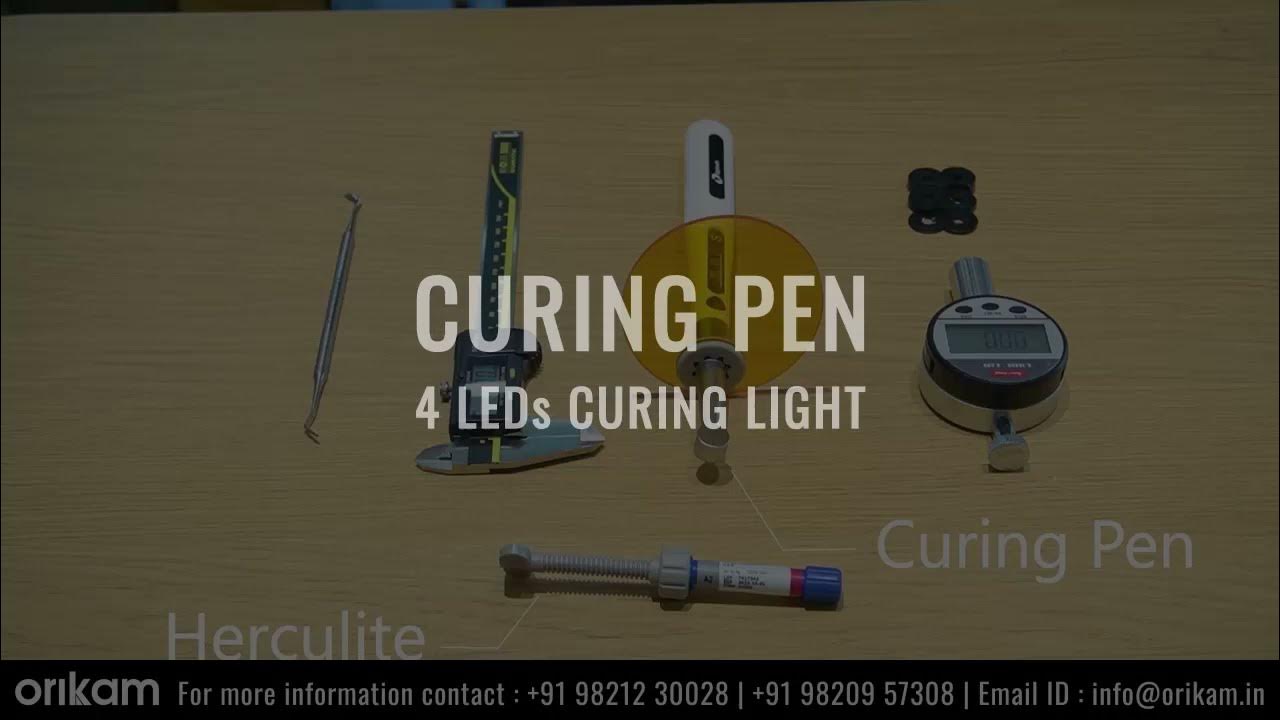 Eighteeth LED Curing Light Curing Pen Light Curing Resin Test YouTube