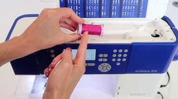 Pfaff ambition 610 5 Threading & Winding a Bobbin