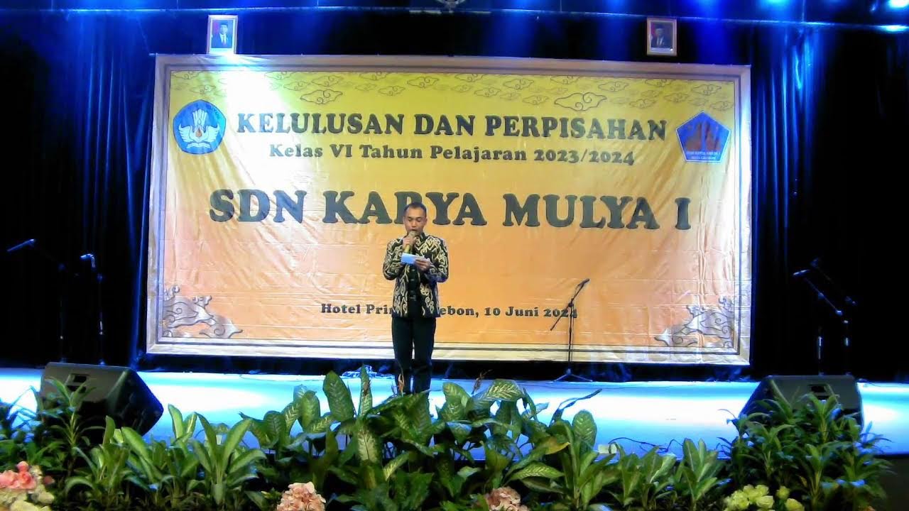 KELULUSAN DAN PERPISAHAN KELAS VI SDN KARYA MULYA 1 TAHUN PELAJARAN 2023 2024