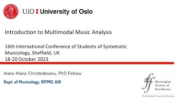 Workshop on the Introduction to Multimodal Music Analysis