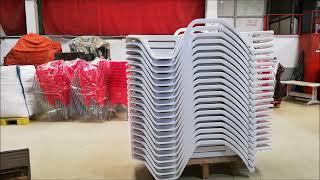 Şezlong Üretimi Heatplus Cp 120 Model Chiller. Sunbed Production.
