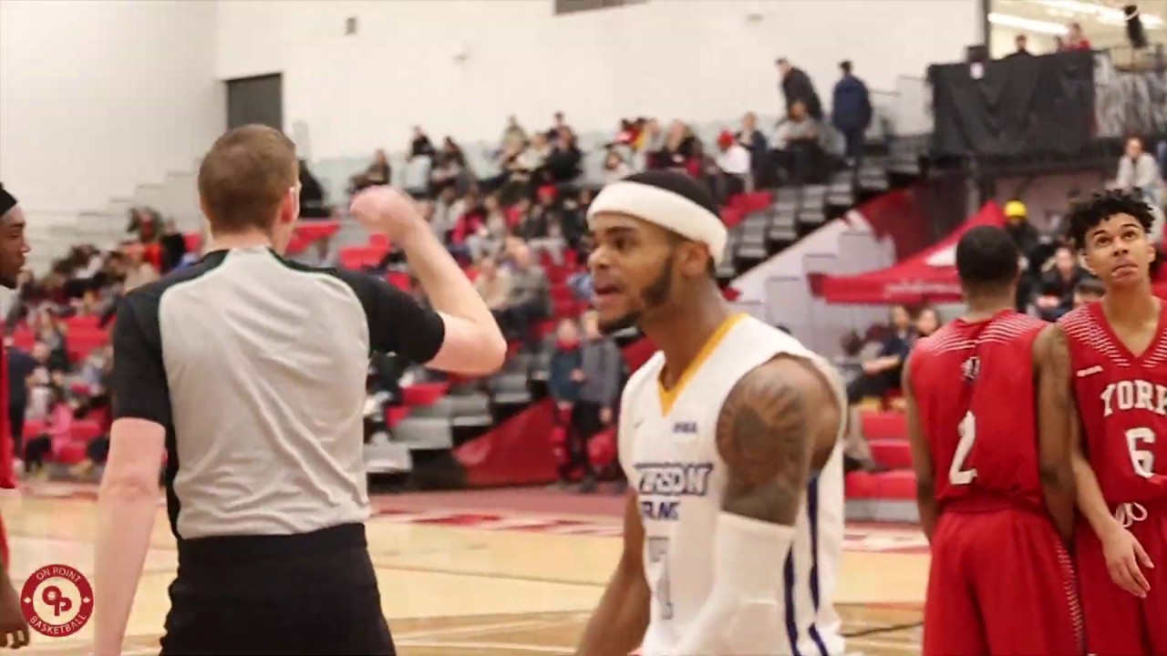 USports MBB: Ryerson Rams (84)  vs. York Lions (77) January 12th, 2019