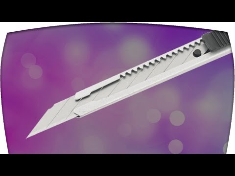 Компактный КАНЦЕЛЯРСКИЙ НОЖ (металический) с АлиЭкспресс