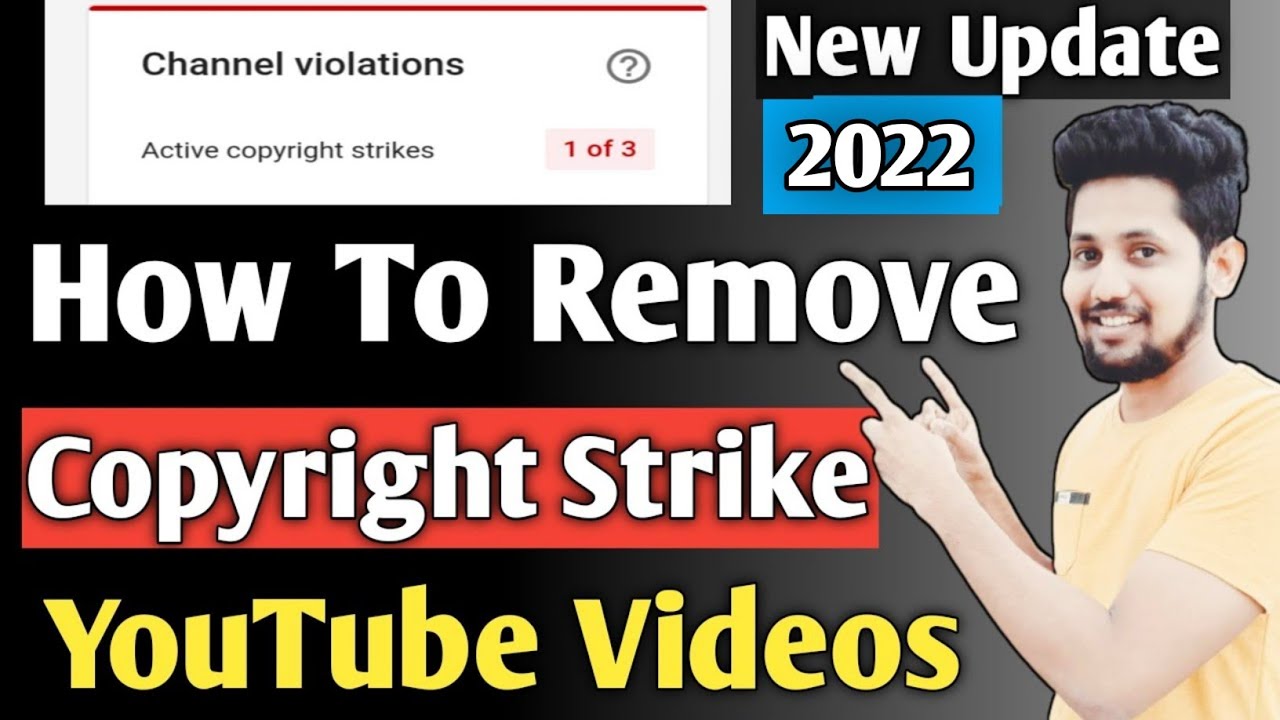 Strike Remove How To Remove Copyright Strike 2022 | Remove Copyright Strike ...