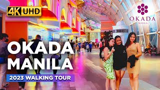 Okada Manila Walking Tour 2023  What Can You See Inside Okada  No Entrance Fee Required4k