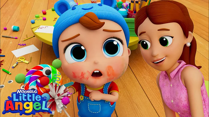 My Sticky Lollipop🍭 | Little Angel Nursery Rhymes & Kids Songs