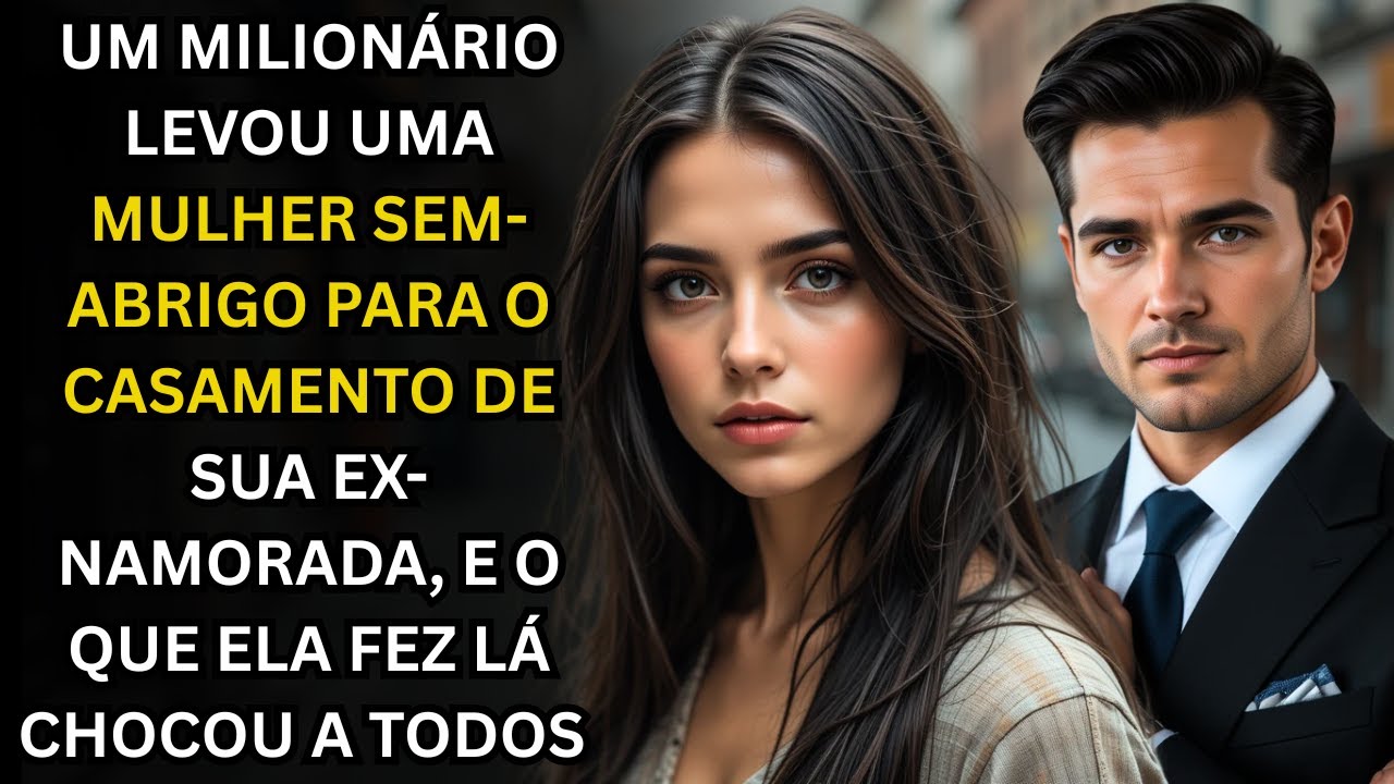UM MILIONÁRIO LEVOU UMA MULHER SEM-TETO AO CASAMENTO DA EX-NOIVA, E O QUE ELA FEZ CHOCOU A TODOS