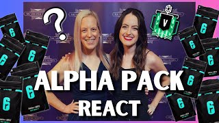 SISTER reacts to R6 Alpha Pack Opening | 