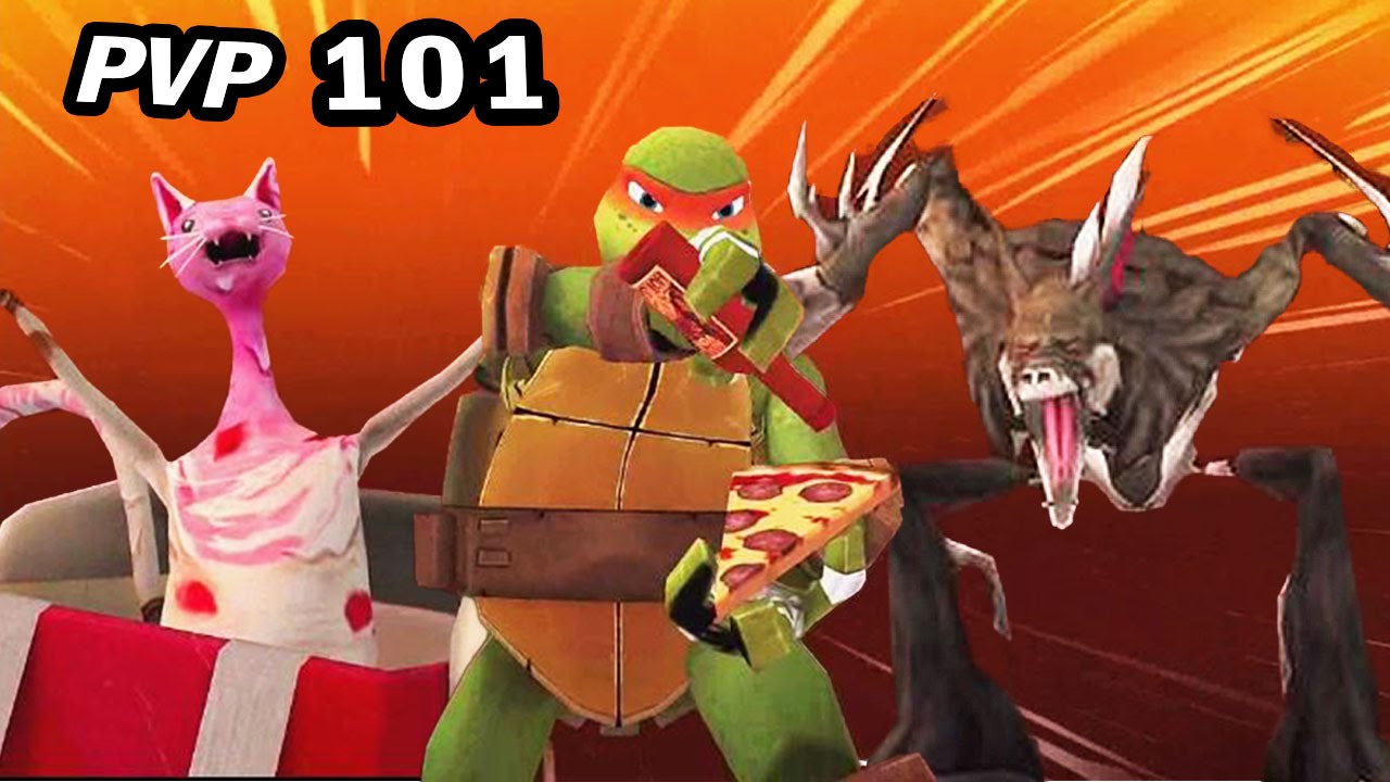 TMNT Legends PVP 101 (Mikey, Rahzar, Ice Cream Kitty) YouTube