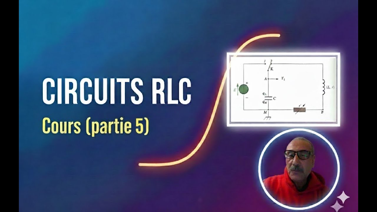 Circuit RLC libre et amorti (partie 5)