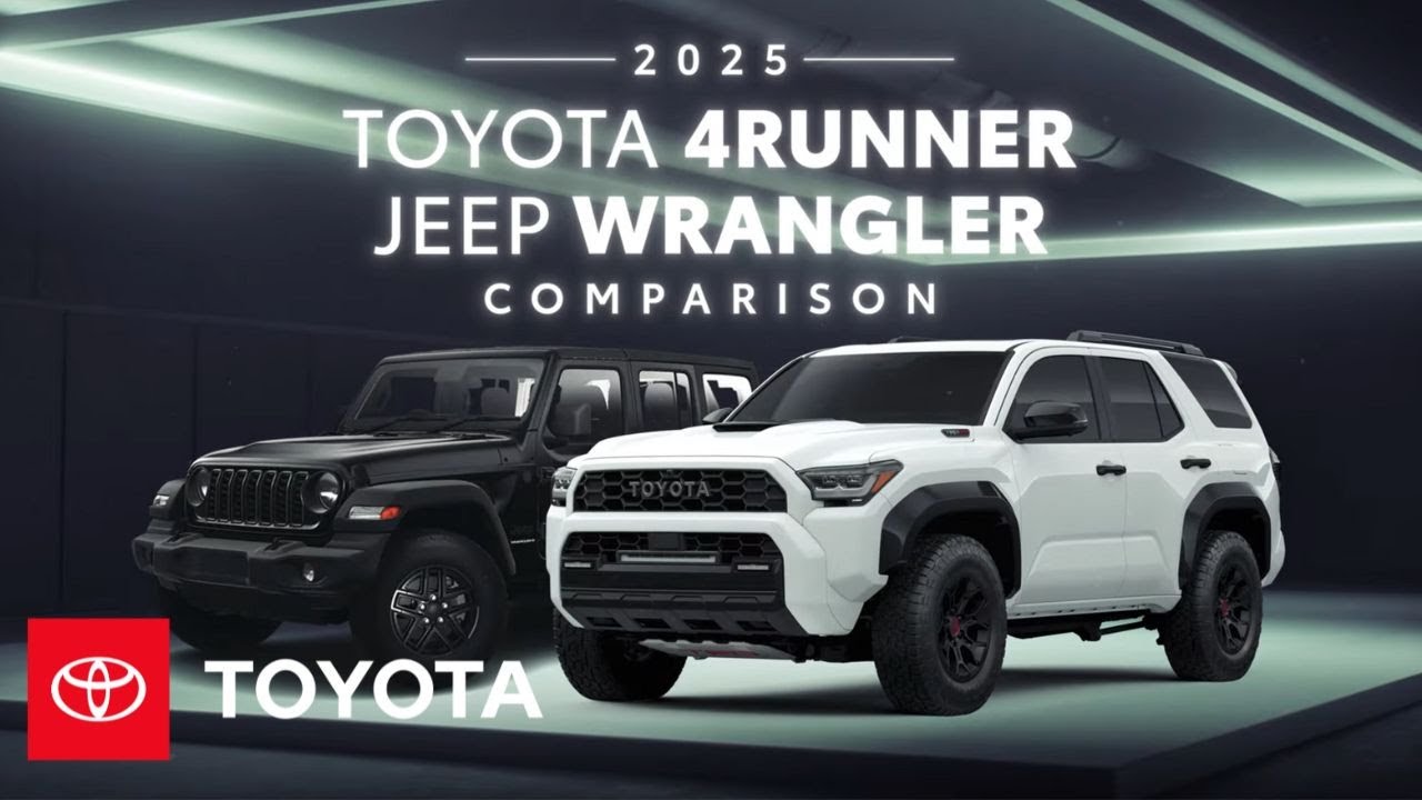 2025 Toyota 4Runner vs 2025 Jeep Wrangler | Toyota