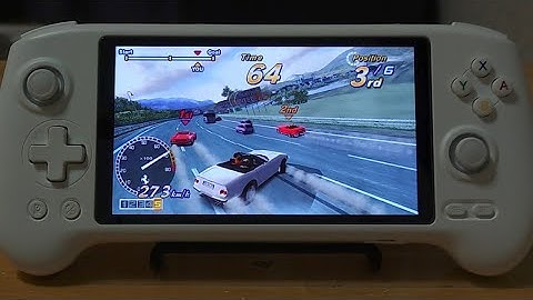 ANBERNIC RG557で、PSP版！OutRun2006海外版！解像度上げながらやってみた。