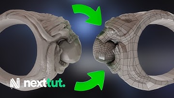 Sculpt a Fantasy Ring part 3 RETOPOLOGY