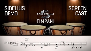 NEW: **Studio Series** SYNCHRON-ized Timpani Fanfare / Sibelius - by Andreas Olszewski