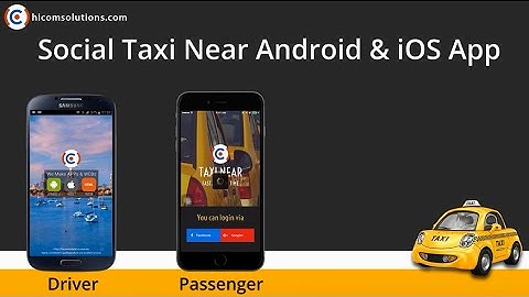 Social Taxi Near for driver and passenger app source code for sale