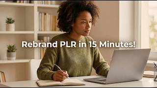 How to Rebrand PLR in 15 Minutes