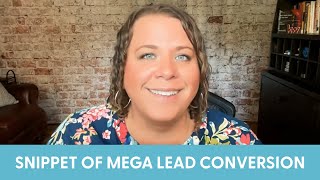 Opening questions that find motivation | Sneak Peek of Mega Lead Conversion