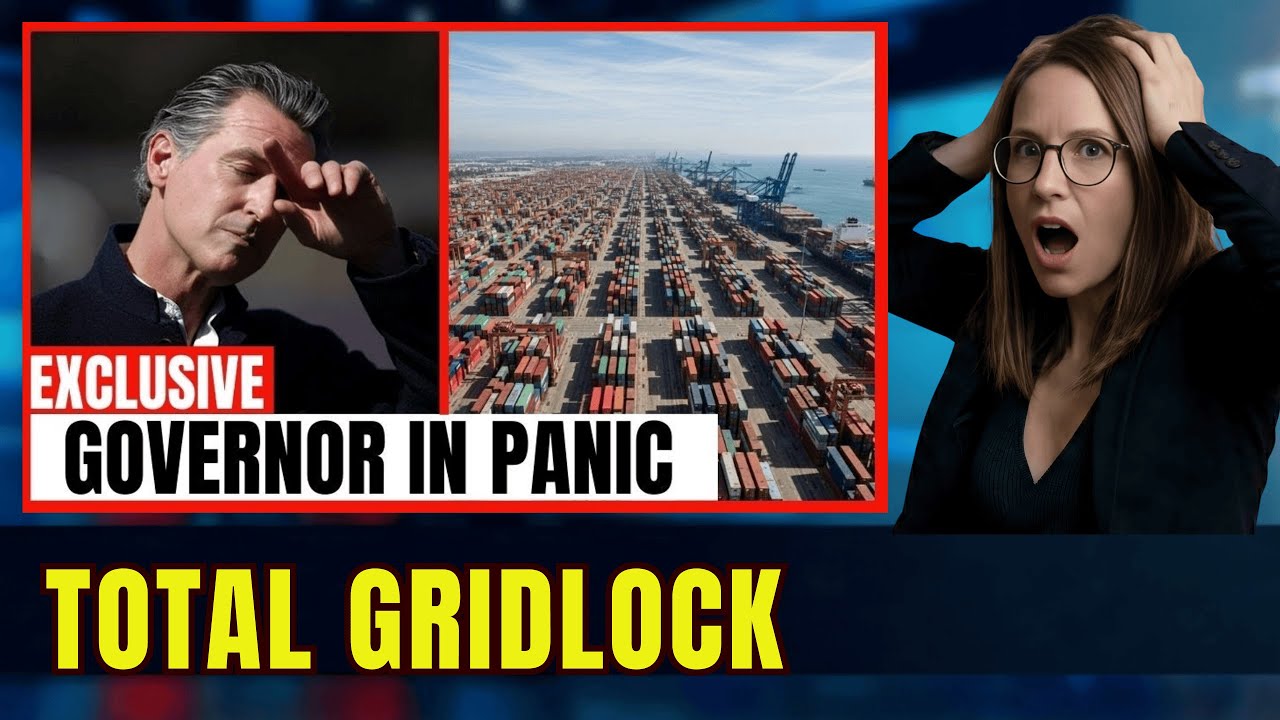 CALIFORNIA PORT CRISIS Shipments STUCK as Dockworkers WALK