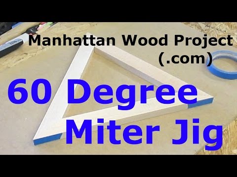 How To Cut 60 Degree Angle on Miter Saw 