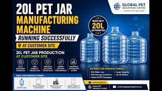 👉 20L PET Jar Production at Customer Site | Fully Automatic Blow Moulding Machine in Action