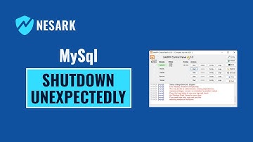 MySql Shutdown Unexpectedly | MySql not starting in Xampp Server 2025 | Nesark