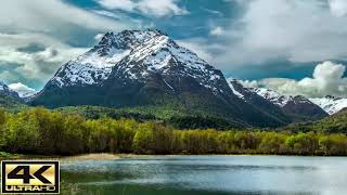 4K Relaxing Music ,Beautiful Chile, Traditional Music,Andes, Nature, Calming , Zen Music