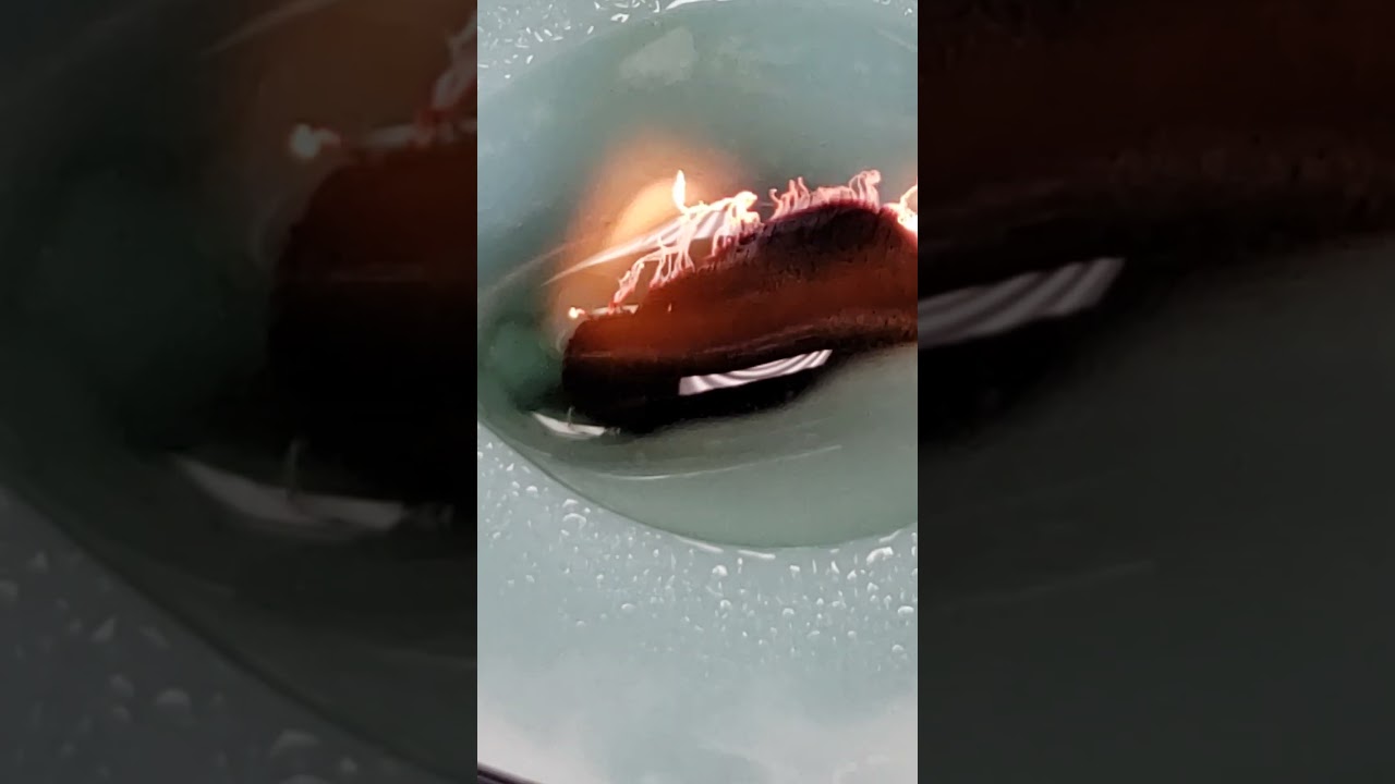 Caution!  Sink Hole Ahead - In Candle 