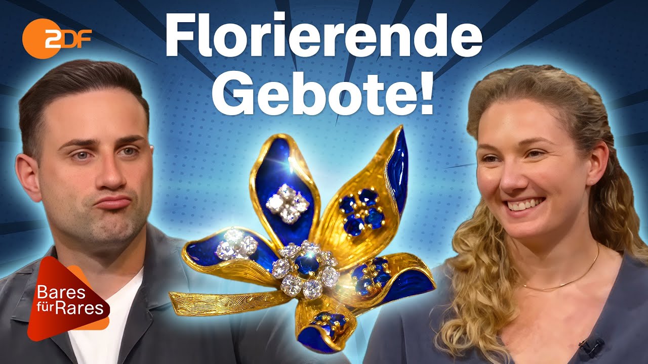 Brosche gegen Brautkleid: Schmuckstück soll Hochzeitsbudget aufblühen lassen | Bares für Rares