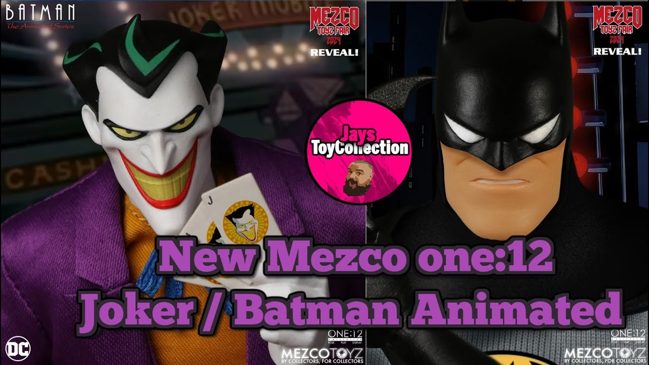 Mezco Toyz Fair 2024 Reveals Joker & Batman The Animated Series