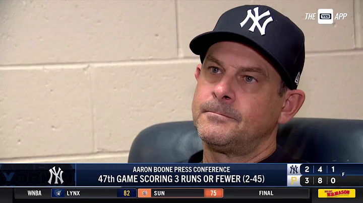 Manager Aaron Boone discusses Carlo Rodón's outing