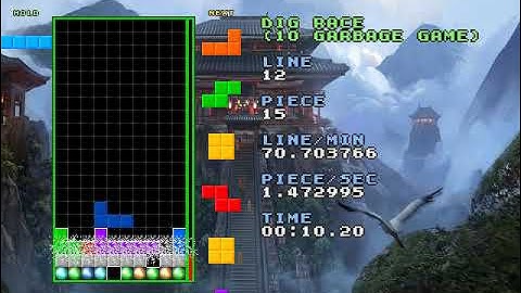 [NullpoMino] Dig Race in 12.18