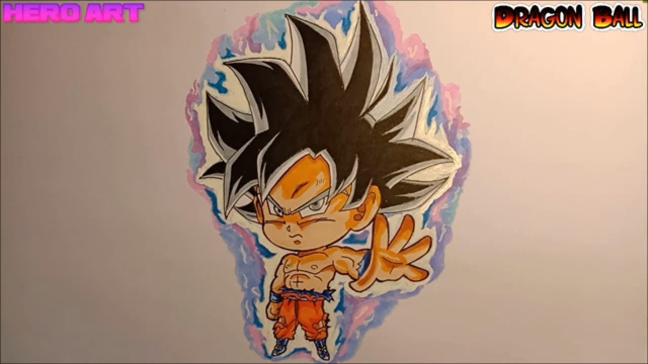 Cùng học vẽ Goku chibi với các bước đơn giản và dễ hiểu