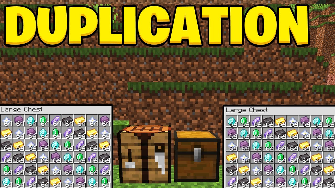 The Best Minecraft 1206 Duplication glitch