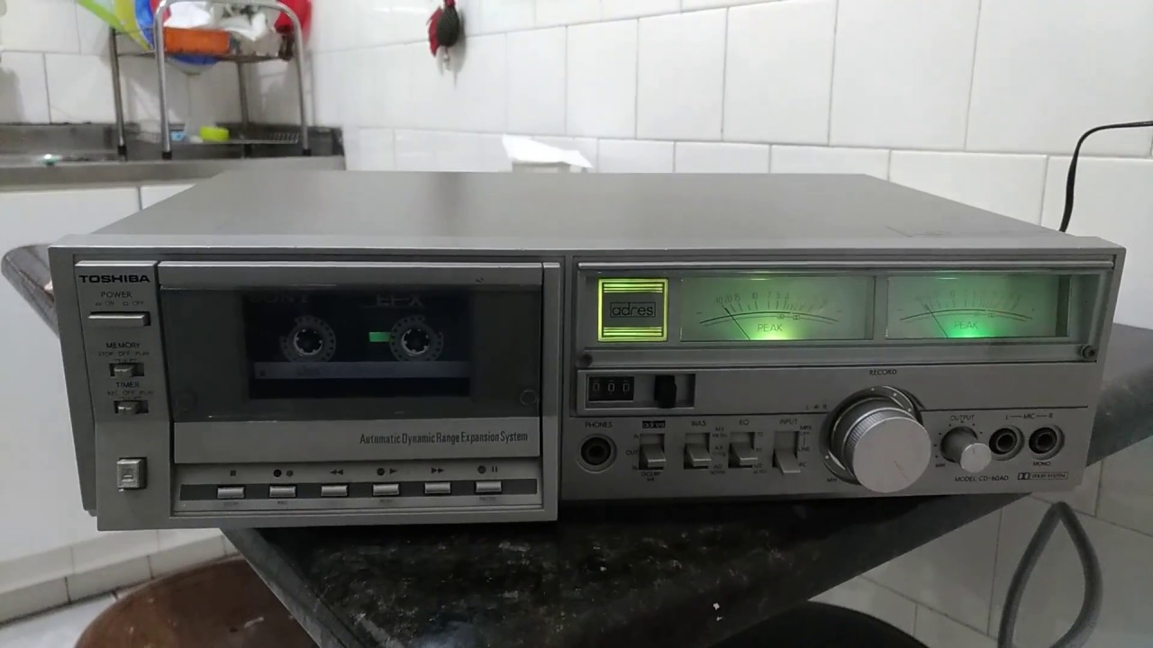 TAPE DECK TOSHIBA CD60AD YouTube