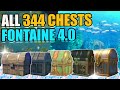 All 344 chest fontaine 40  100 all map genshin impact