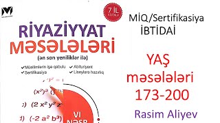 YAŞ məsələləri 173-200 MHM kitabı / MİQ-Sertifikasiya / Rasim Aliyev