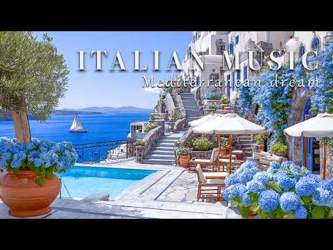 Italian Vibes & Mediterranean Music 🎶 2+ Hours Calming Italian Music  Lake Como 4K