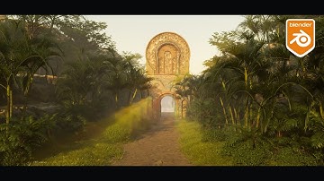 The Lost City of Tropical Jungles / Speed Modeling / Time Lapse / Scene / Concept Art / Blender 3d